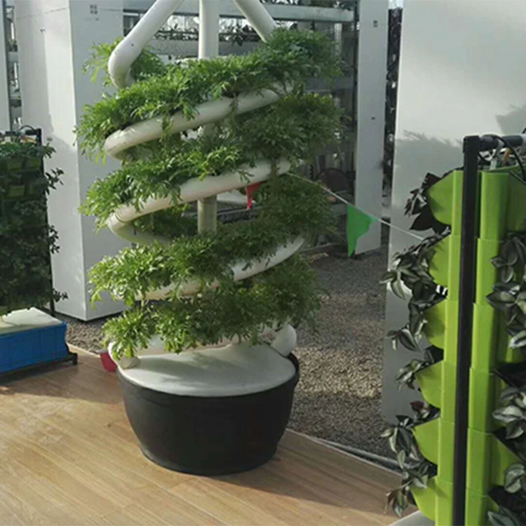 Спиральная система посадки aeroponics система с ведром, легко установить