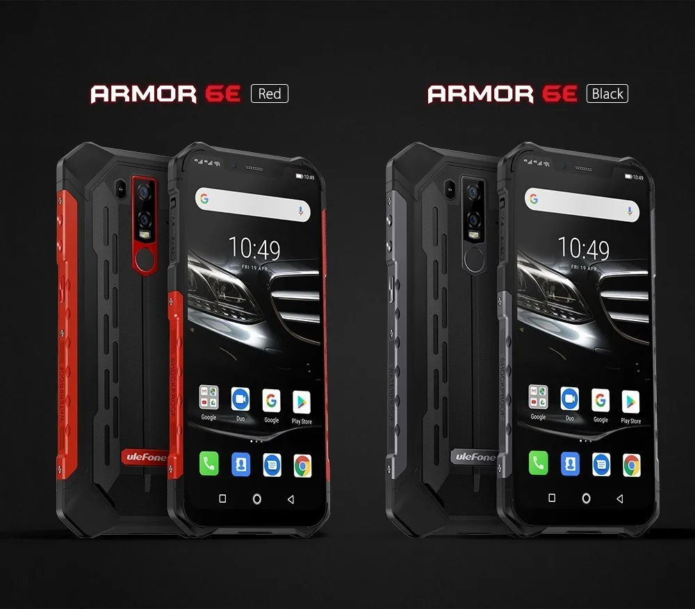 Ulefone Armor 6E IP68 прочный противоударный мобильный телефон Android 9,0 6,2 "4G + 64G мобильный телефон NFC телефоны беспроводной зарядки 4G смартфон