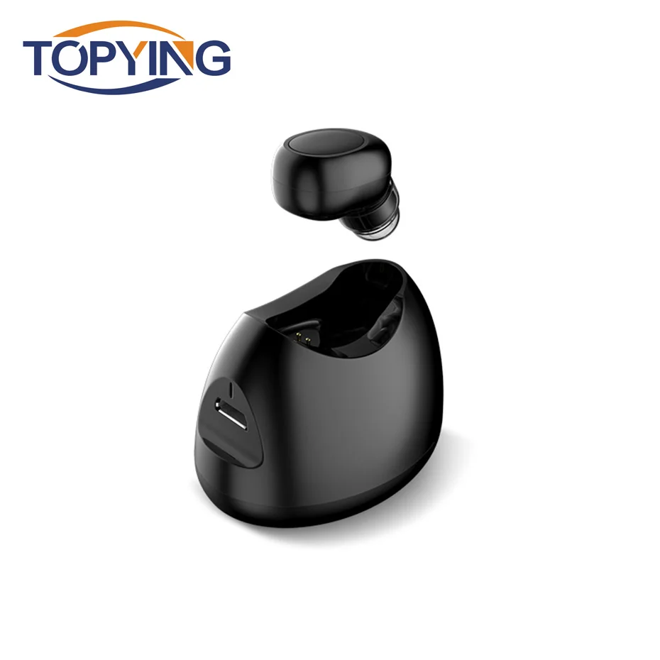 

Mini Wireless Bluetooth Earphone Stereo HiFi In-Ear Earbud Active Noise Cancelling Earpod For iPhone Smartphone