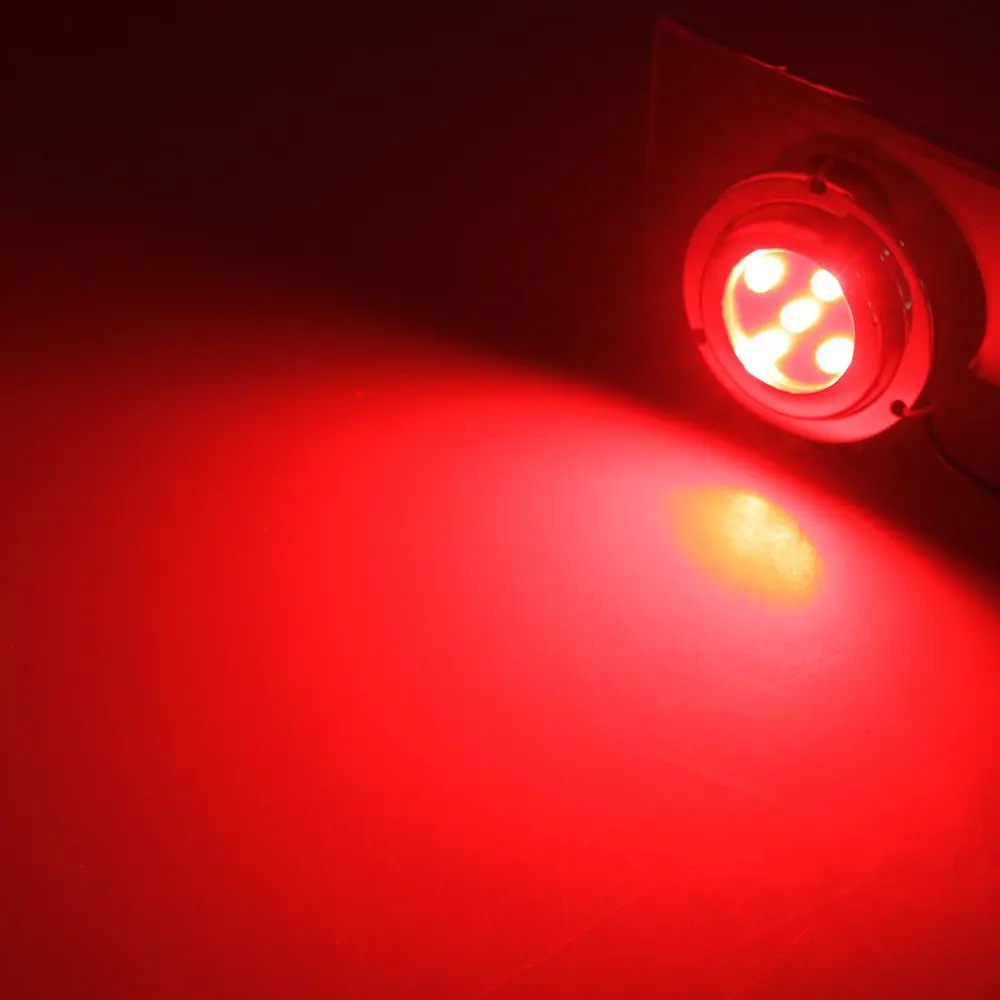 Полезный 5*1 Вт красный из нержавеющей стали IP68 Водонепроницаемый светодиодный подводный светильник для лодки, яхты, светильник