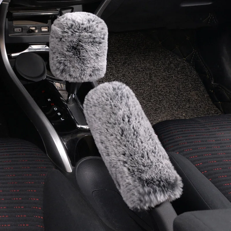 Автомобильный Противоскользящий стояночный ручной тормоз рукав переключения передач для Toyota Corolla Avensis Rav4 Volkswagen VW Passat B6 B5 Polo Jetta - Название цвета: dark gray