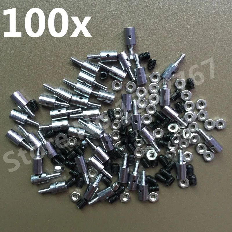 

100Pcs RC AirPlane Plane Pushrod Linkage Stoppers Servo Connectors D1.2mm D1.5mm RC Helicopter Parts Remote Control Helicopters