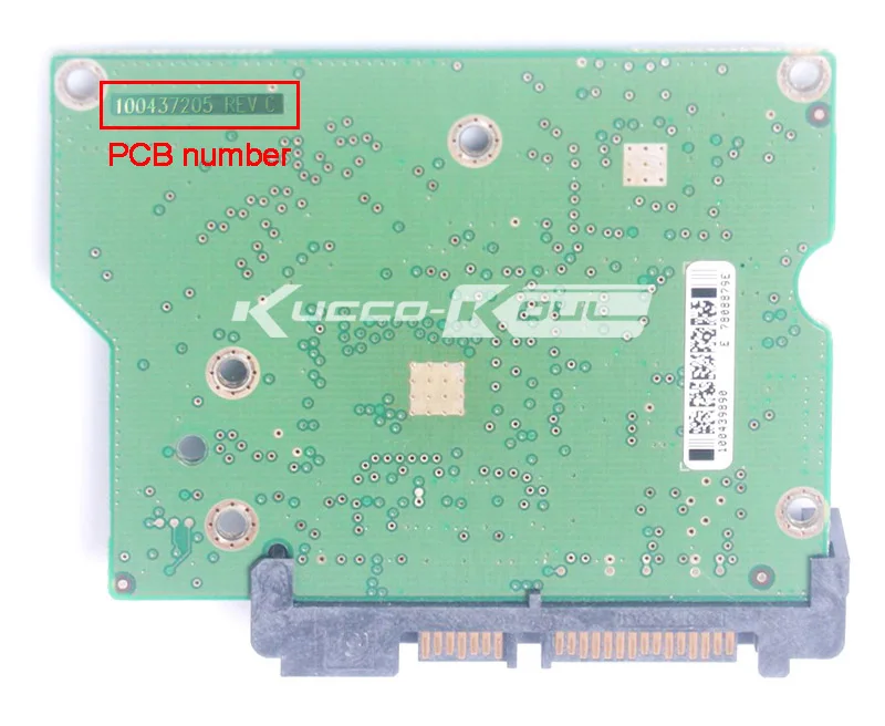 Жёсткий диск Части PCB Плата логики печатные платы 100437205 для Seagate 3.5 SATA HDD восстановление данных жёсткий диск ремонт