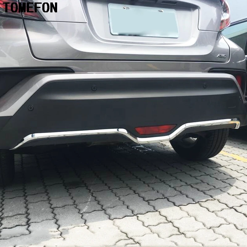 Чехол TOMEFON для TOYOTA защита кузова автомобиля бампер АБС пластик хром задняя часть