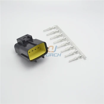 

5 pcs 10 way receptacle auto plug connector housing with contacts pins