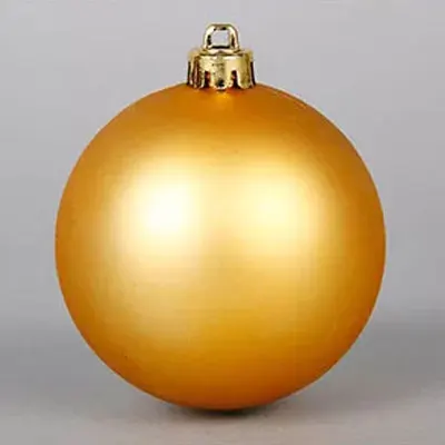 3-28 см золотой светильник матовый Рождественский шар Свадебная вечеринка высокое качество Рождественское украшение подвеска шар - Цвет: 12cm Matte 4Pcs