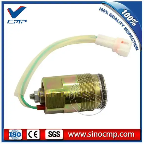 Hydraulic Pump Solenoid Valve 2436R884F1 For Kobelco SK200-6 Excavator 