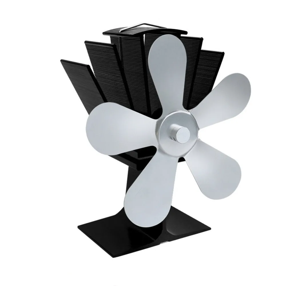 2504 Blades Heat Powered Stove Fan Home Silent Heat Powered Stove Fan Ultra Quiet Wood Stove Fan Fireplace Fan