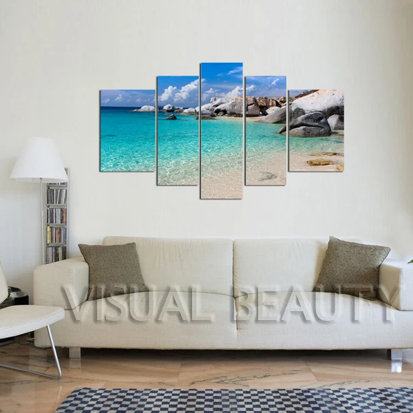 

FREE SHIPPING 2014 Beautiful Modern Sea Oil Painting Canvas Art Oil Painting(Unframed)