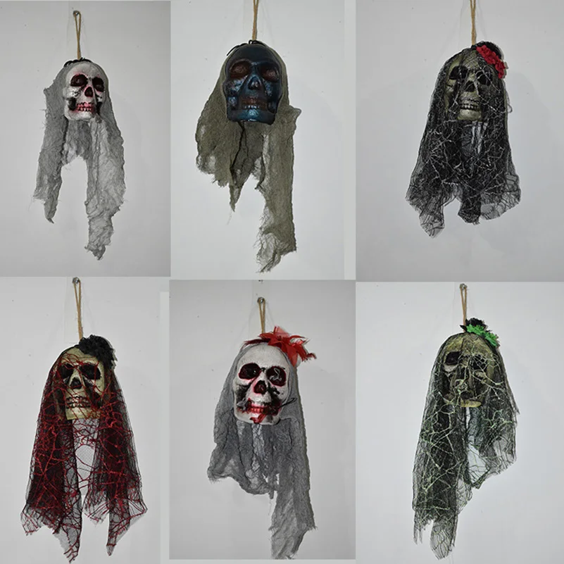 2017 halloween scary skull hanging ornaments ghost skeleton prop wall decorations halloween ghost decoration for bar - Cheap Decorations For Halloween 2017 halloween scary skull hanging ornaments ghost skeleton prop wall decorations halloween ghost decoration for bar - Cheap Decorations For Halloween
