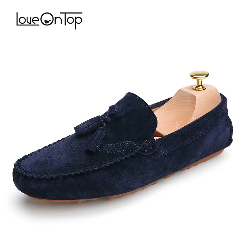 Men Loafers Brogue shoes Genuine Leather Moccasins Slip On Men's Tassel Casual Shoes Male Flats Moccasin Driving Shoes Men Loafers Brogue shoes Genuine Leather Moccasins Slip On Men's Tassel Casual Shoes Male Flats Moccasin Driving Shoes