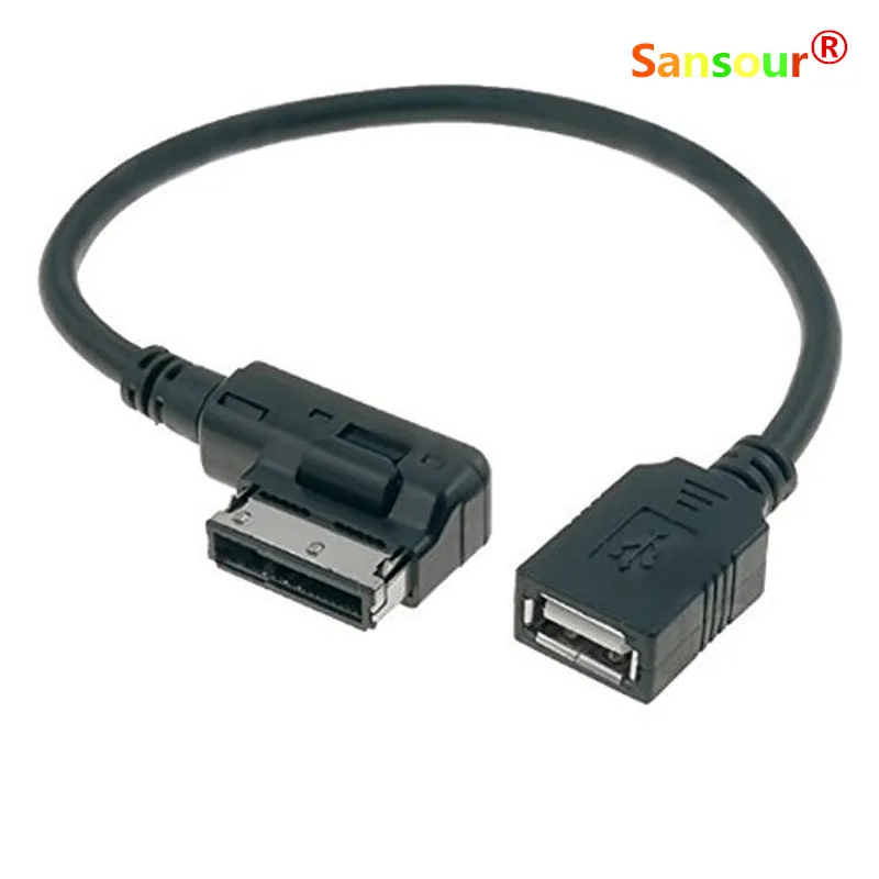 

For Audi VW A6L A4L A5 A8L Q5 Q7 TT RCD510 RCD310 RNS510 MEDIA-IN MDI USB ADAPTER CABLE