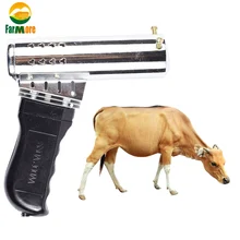 Aquecimento rápido cabeça de gado dehorner airgun tipo bezerro chanfro ferro elétrico cerâmica sem sangue ângulo dispositivos para cordeiro bezerro
