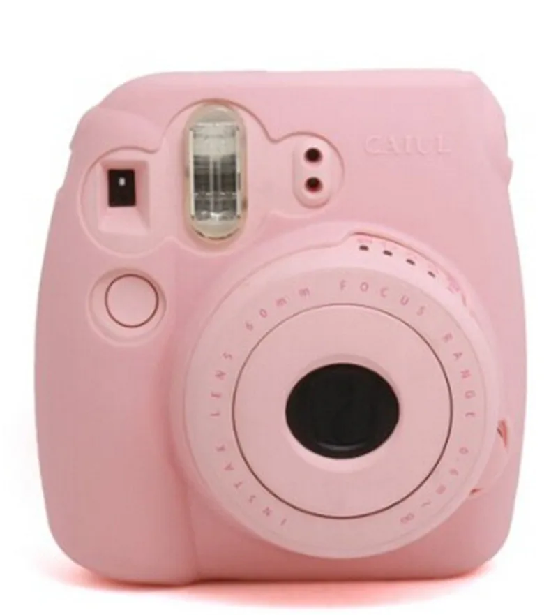 Fashion-Camera-Case-For-Fujinfilm-Instax-Mini-8-Silica-Gel-Material-Pink-XJB790