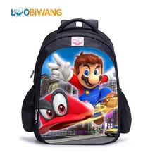LUOBIWANG Hot Sale Super Mario Printing Children's Backpack Popular Game School Bags for Boys Backpacks Mochila Infantil Menina LUOBIWANG Hot Sale Super Mario Printing Children's Backpack Popular Game School Bags for Boys Backpacks Mochila Infantil Menina