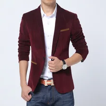 Helisopus, Осенний брендовый Блейзер, британский приталенный пиджак, мужской пиджак, Terno Masculino, вельветовые блейзеры, мужской свадебный Блейзер, Homme