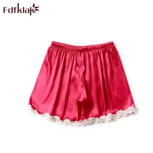 Fdfklak летние штаны для женщин шорты для сна женские спальные брюки кружевные Пижамные брюки из искусственного шелка 5 стилей штаны для отдыха Q1223