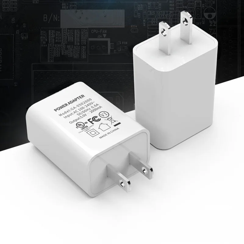 USB Зарядное устройство для быстрой зарядки 5V 1A/5В 2A Американский Стандартный разъем для IPhone samsung huawei Xiaomi USB телефон Зарядное устройство Мощность адаптер