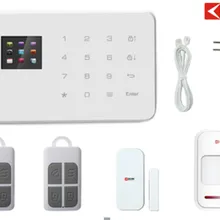 1.7 дюймов TFT ЖК-дисплей Дисплей GSM сигнализация Системы сенсорной клавиатурой приложение Дистанционное управление Защита от взлома Системы