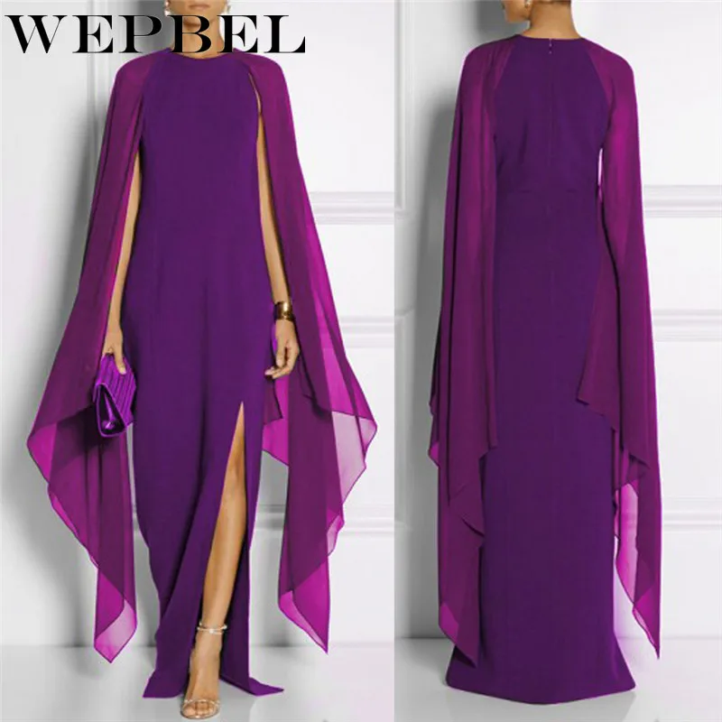 

WEPBEL Women Fashion Queen Long Party Dress Club Clubwear Dress