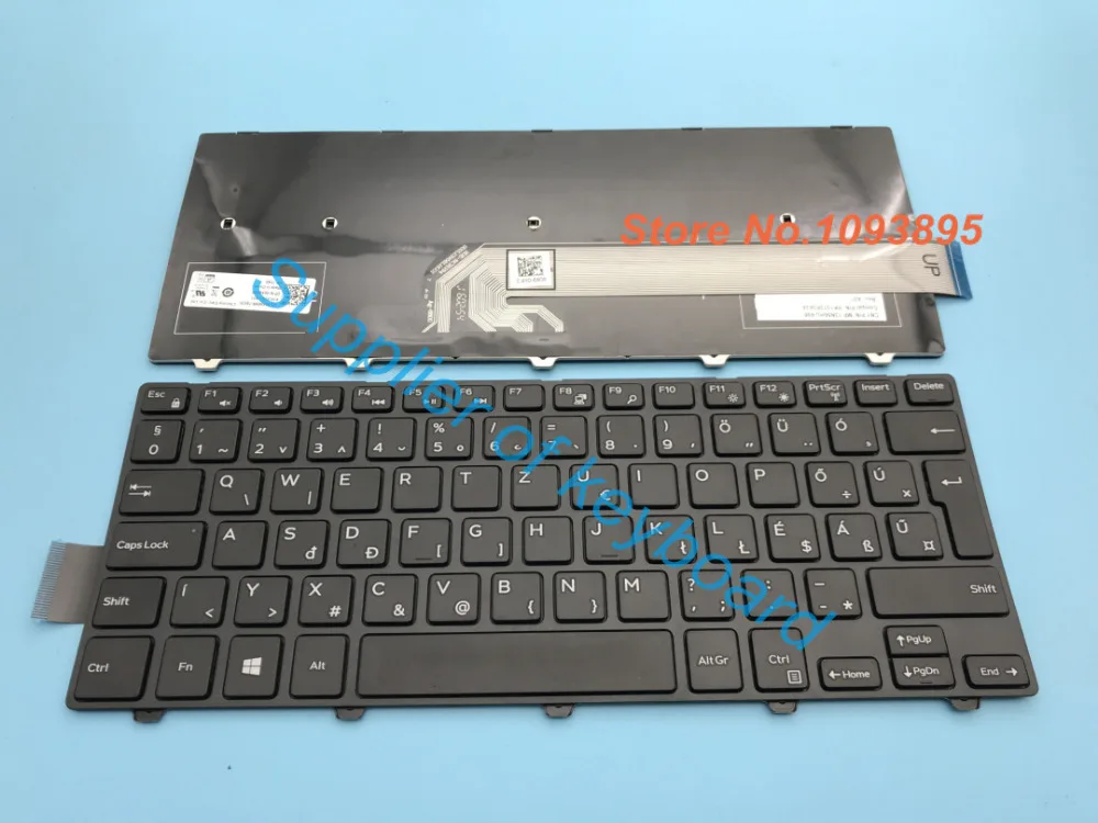 Новый Венгерская Клавиатура для ноутбука Dell Inspiron 14-3000 серии 3441 3442 3443 3451 3452 3458