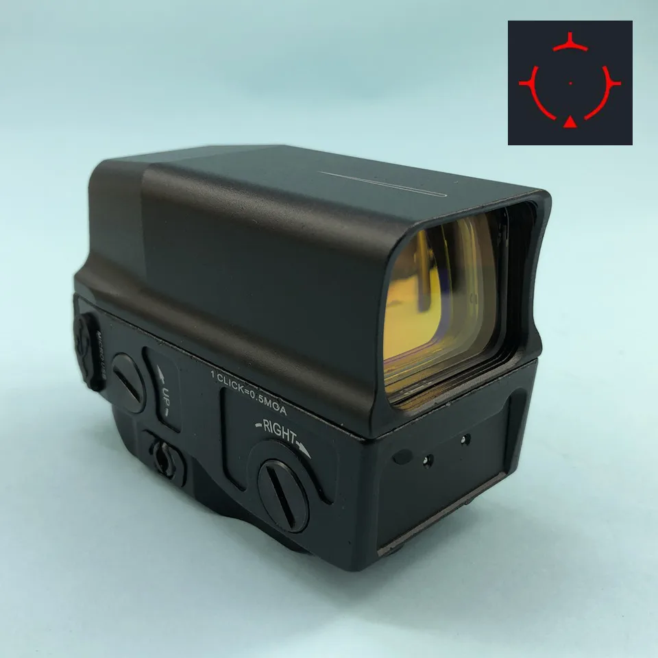 

UH-1 Optical Holographic Sight Red Dot Sight Reflex Sight for 20mm Rail Integral Weaver with USB Charge Airsoft Hunting Rifle