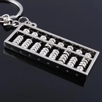 

Abacus counting frame special purpose tool 8 6 rows keychain Chinese ancientclassic Calculator accounting key chain
