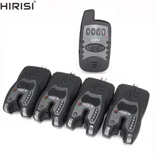 Wi-fi Carp fishing chunk alarm set with LED Band Nigh gentle 1+four fishing alarms with receiver