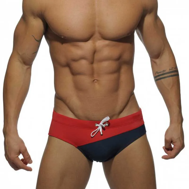 Мужские плавки пестрые бикини с низкой талией|mens patchwork shorts|gay swimwear mengay sportswear |