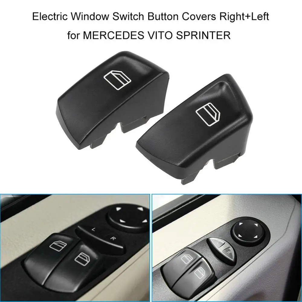 

2Pcs Glass Elevator Switch Suitable For Vito W639 Series 2003-2015 Pair