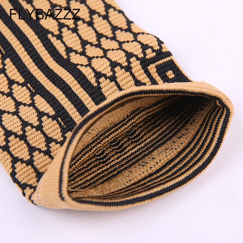 FLYBAZZZ High Elastic Bandage Compression Knitting Sports Protector Basketball Soccer Ankle Support Vrace Guard free shipping (4)