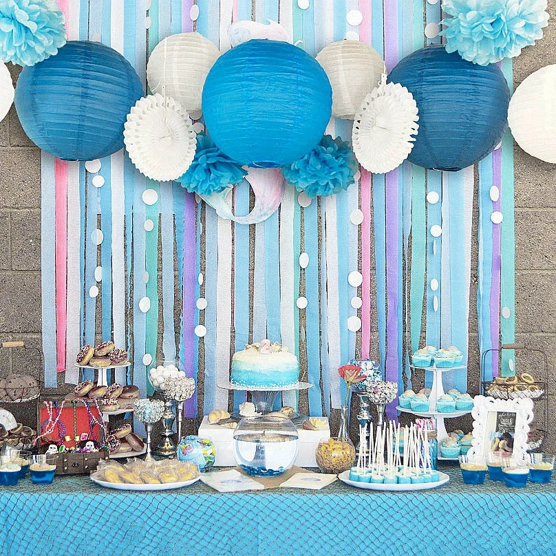 set of 13 bluepink beach themed party under the sea party decoration set girls boys birthday party baby shower 1st birthday - Party Decorations Cheap set of 13 bluepink beach themed party under the sea party decoration set girls boys birthday party baby shower 1st birthday - Party Decorations Cheap