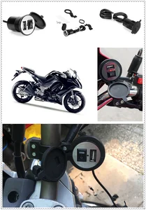 Image 1 - 12 24V motorcycle USB charger power adapter waterproof for YAMAHA YZF 600R Thundercat R1 R6 R25 R3 FZ1 FAZER FZS 1000S