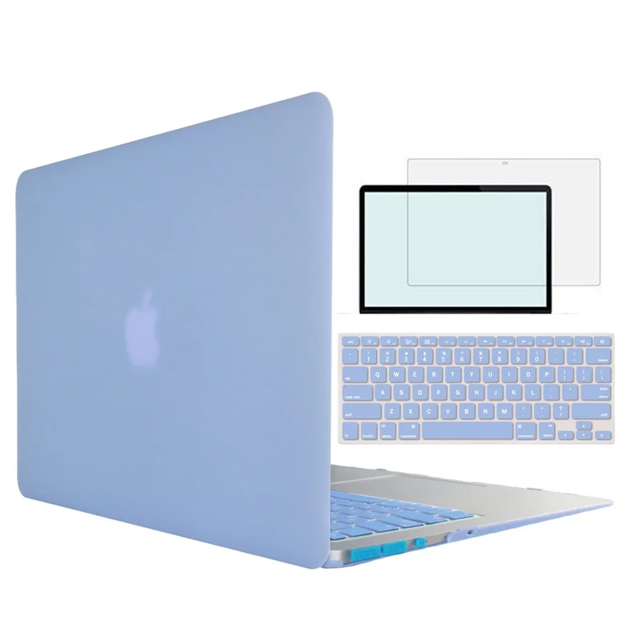 Yippee Blue Yippee цветной чехол для ноутбука Macbook Air Pro retina 11 12 13 15 11,6 13,3 15,4 дюймов с клавиатурой и защитой экрана - Цвет: Yippee Blue
