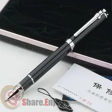 Ручка-роллер DUKE D2 черный глянец и серебряная модель в оригинальной коробке