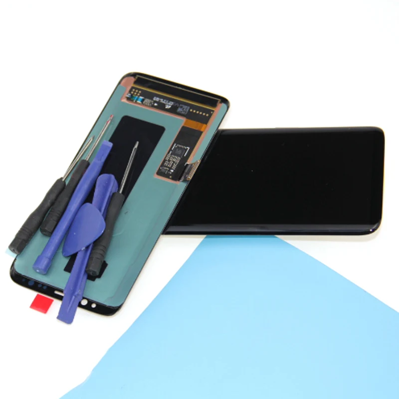

For Samsung Galaxy S8 plus G955 LCDs Super AMOLED LCD Display Touch Screen Without Frame + Free Tool For S8 G950 LCD Screen