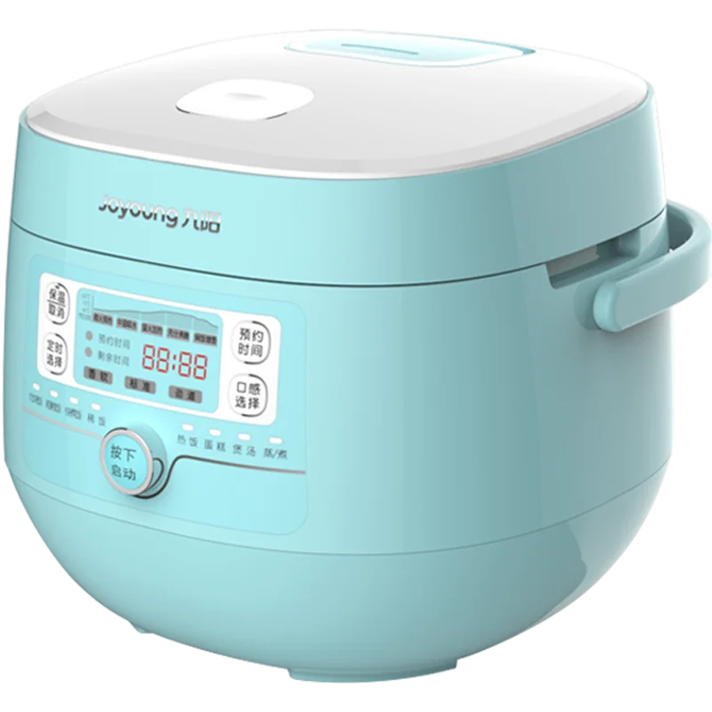 

2L Mini Smart Automatic Rice Cooker Electric Micro-pressure Rice Cooker 24H Reservation 390W 3D Heating with Cauldron Liner