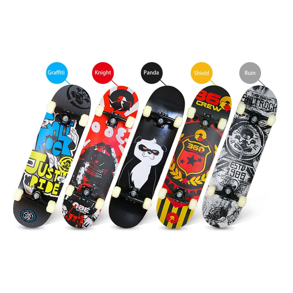 

Four-wheeled Skateboard Maple Wood Material Freestyle Skateboard Skate Deck Long Board Cool Adult Teenager Skateboards New