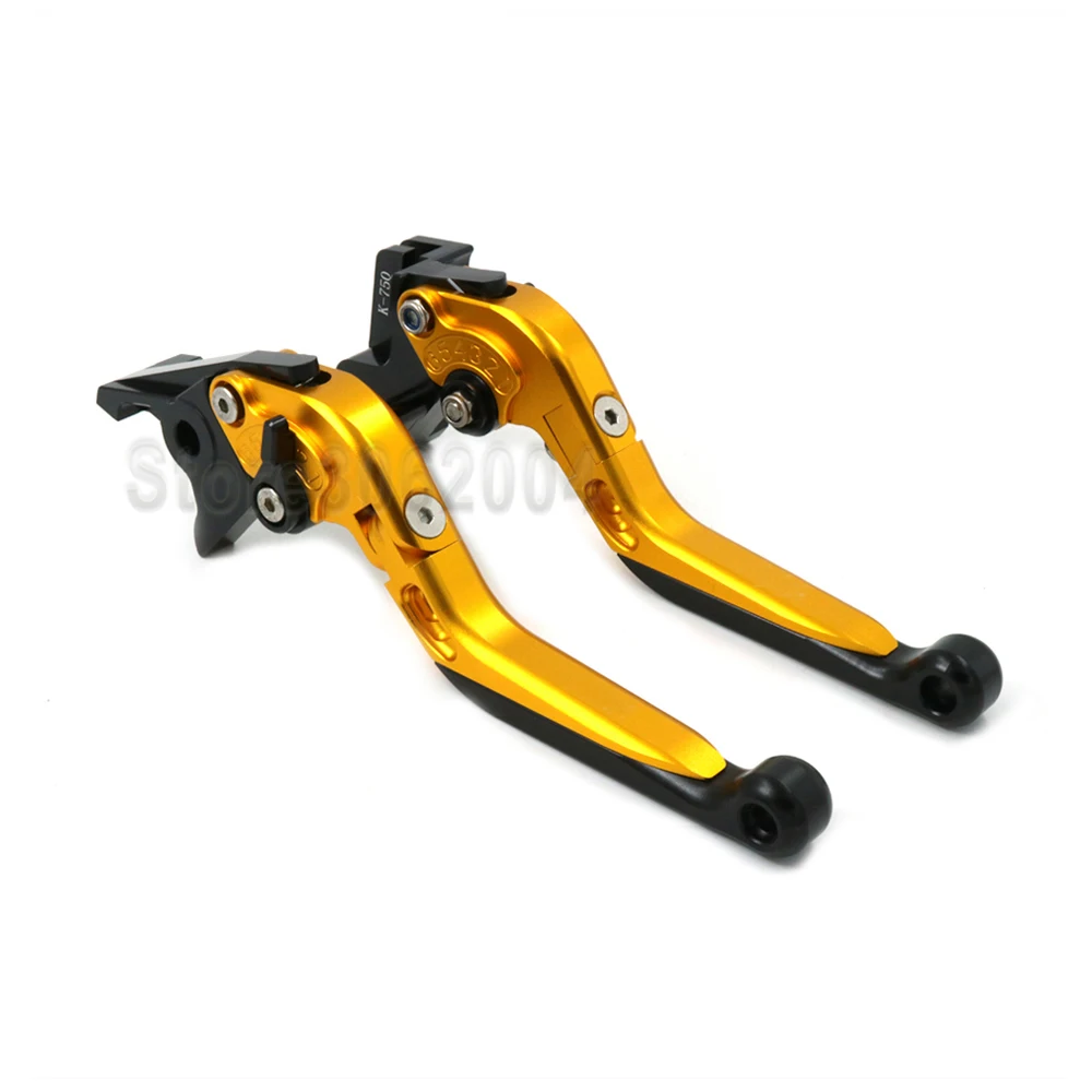 For KAWASAKI Z900RS Z900 RS Aluminum Motorcycle Folding Extendable Adjustable Brakes Clutch Levers With Logo