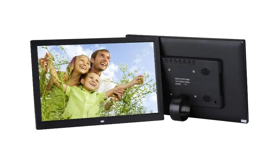15,4 дюймов HD Цифровая фоторамка MP3 MP4 видеоплеер сигнализация фоторамки фото цифровые фоторамки
