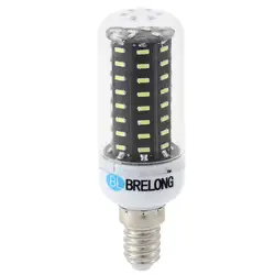 BRELONG E14 6 Вт 72x4014SMD 650LM 6000-6500 К белый свет светодиодный Кукуруза лампочка (AC220-240V)