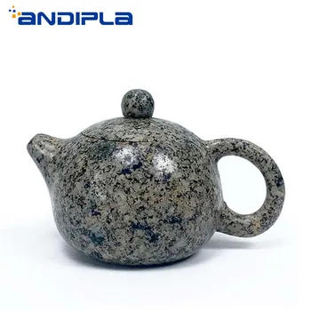 

200ml Longevity Natural Medical Stone Teapot Chinese Health Care Kung Fu Tea Set Xishi Pot Creative Carving Vintage Home Decor