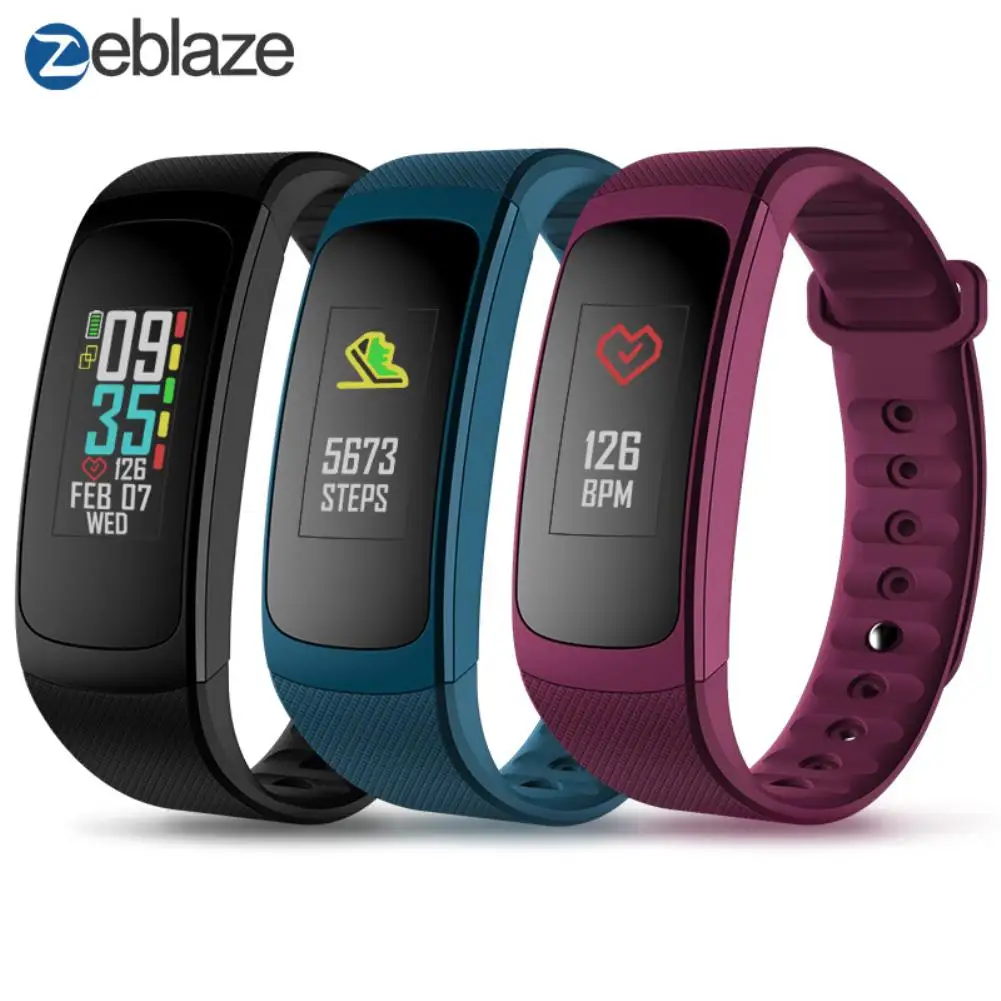 

Zeblaze Plug C Smart Wristband Sleep Heart Rate Monitor Smart Activity Tracker Life Waterproof Sports Smart Bracelet Watch