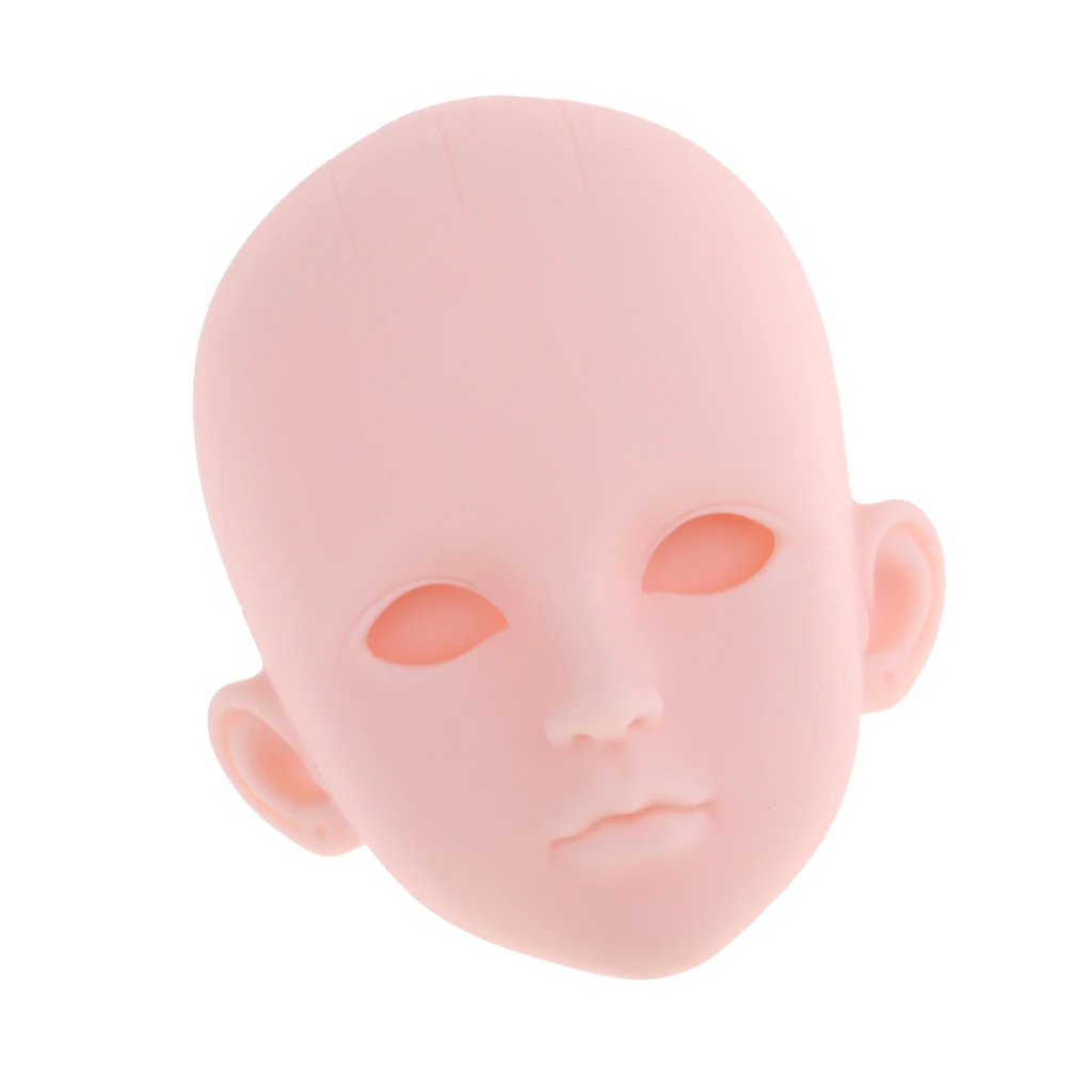 High Quality 1/4 BJD Female Doll Head Sculpt Without Eyes DIY Parts  Girl doll head sculpt