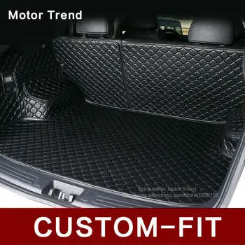 

Custom fit car trunk mat for Porsche Cayenne SUV Cayman Macan 3D car styling heavy duty tray carpet cargo liner