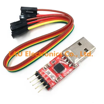 

red 10pcs CP2102 module USB to TTL serial UART STC download cable PL2303 Super Brush line upgrade