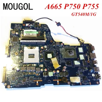 

MOUGOL A+ Quality mainboard For Toshiba A665 P750 P755 Laptop motherboard GT540M/1G PHQAA LA-6831P HM65 100% Tested
