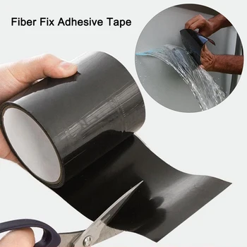 

Super Strong Repair Tape Waterproof Stop Leaks Seal Repair Tape Automatic Performance Fiber Fixing Duct Tape Household Supplies