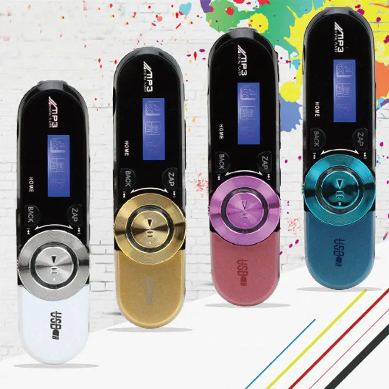 Оптовая продажа улучшенный мини USB mp3 плеер ЖК экран поддержка 32 ГБ Micro SD TF слот для