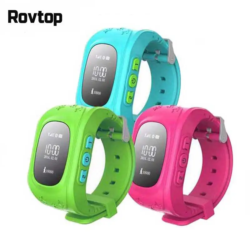 

Rovtop Kids Q50 Smart Watch Children Baby GPS Smartwatch Tracker SOS Anti-lost Alarm Remote Monitor SIM Card for iOS Android
